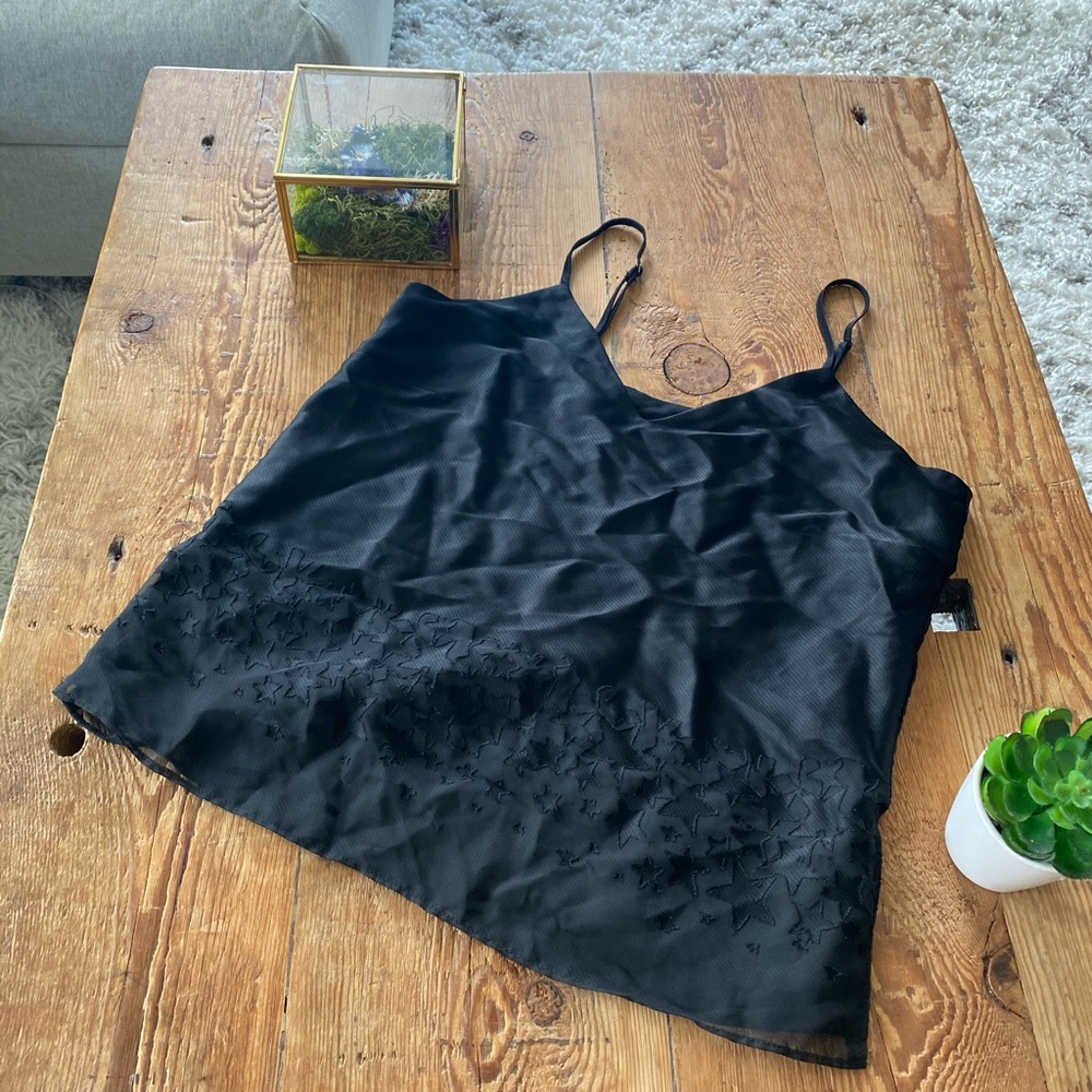 Star camisole with side vents